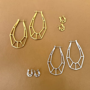 large geo bamboo hoop
