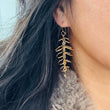 Load image into Gallery viewer, hexagon cascade earrings
