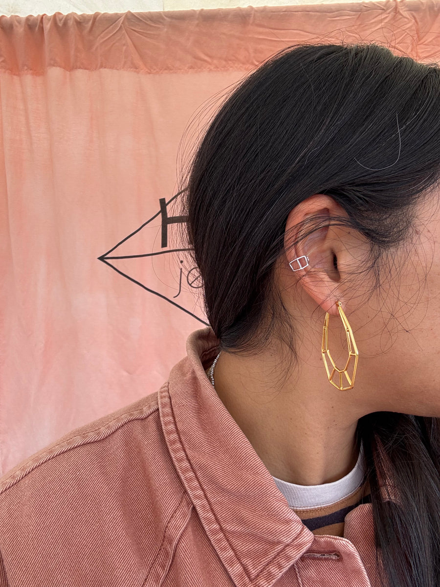large geo bamboo hoop