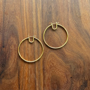 Medium Crescent hoops