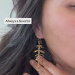 Load and play video in Gallery viewer, hexagon cascade earrings
